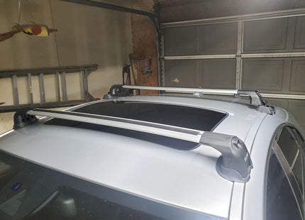 For Mercedes Benz CLS W218 2011-2019 Roof Rack Cross Bars Fix Point Alu Silver