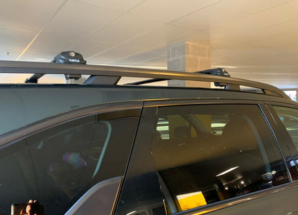 For Kia EV9 2023-Up Roof Rack Cross Bars Raised Rail Alu Silver