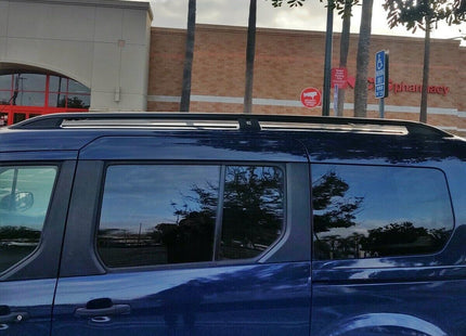 For Ford Connect LWB Van Aluminium Roof Rails To Fit LWB 2014-2022 Black