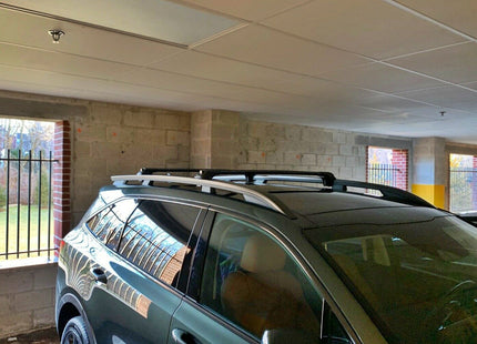 For Kia EV9 Roof Rack Cross Bars Raised Rail Silver