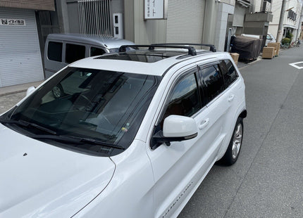 For Jeep Grand Cherokee WK2 SRT 2011-2020 Roof Rack Cross Bars Flush Rail Silver