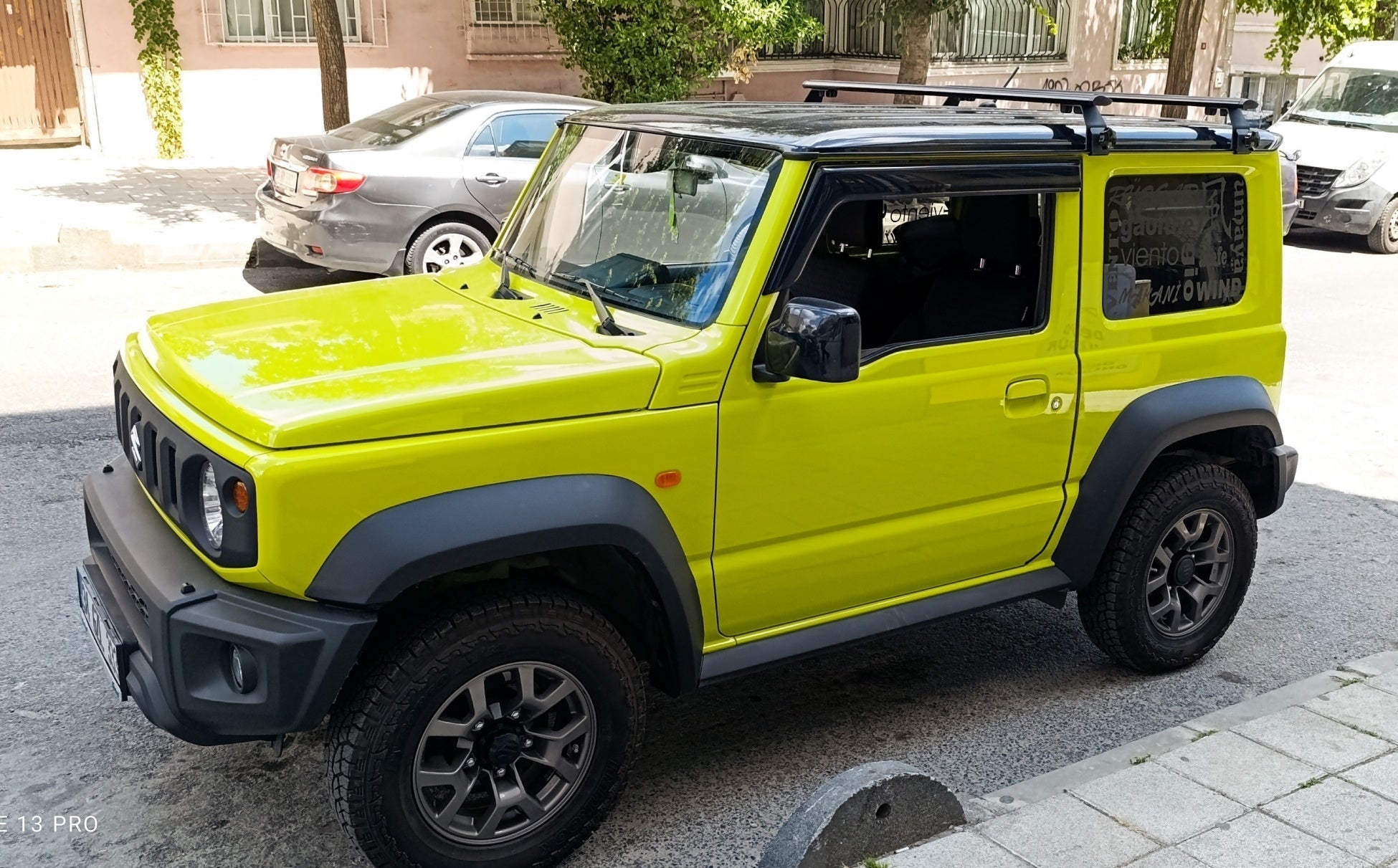 For Mercedes G W463 1989-2018 Roof Rack Cross Bars Rain Gutters Alu Black
