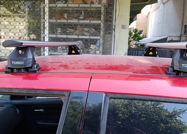 For Subaru Solterra Premium Roof Rack Cross Bars Fix Point Rail Alu Silver