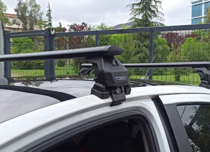 For Kia K4 2024-Up Roof Rack Cross Bars Normal Roof Alu Silver