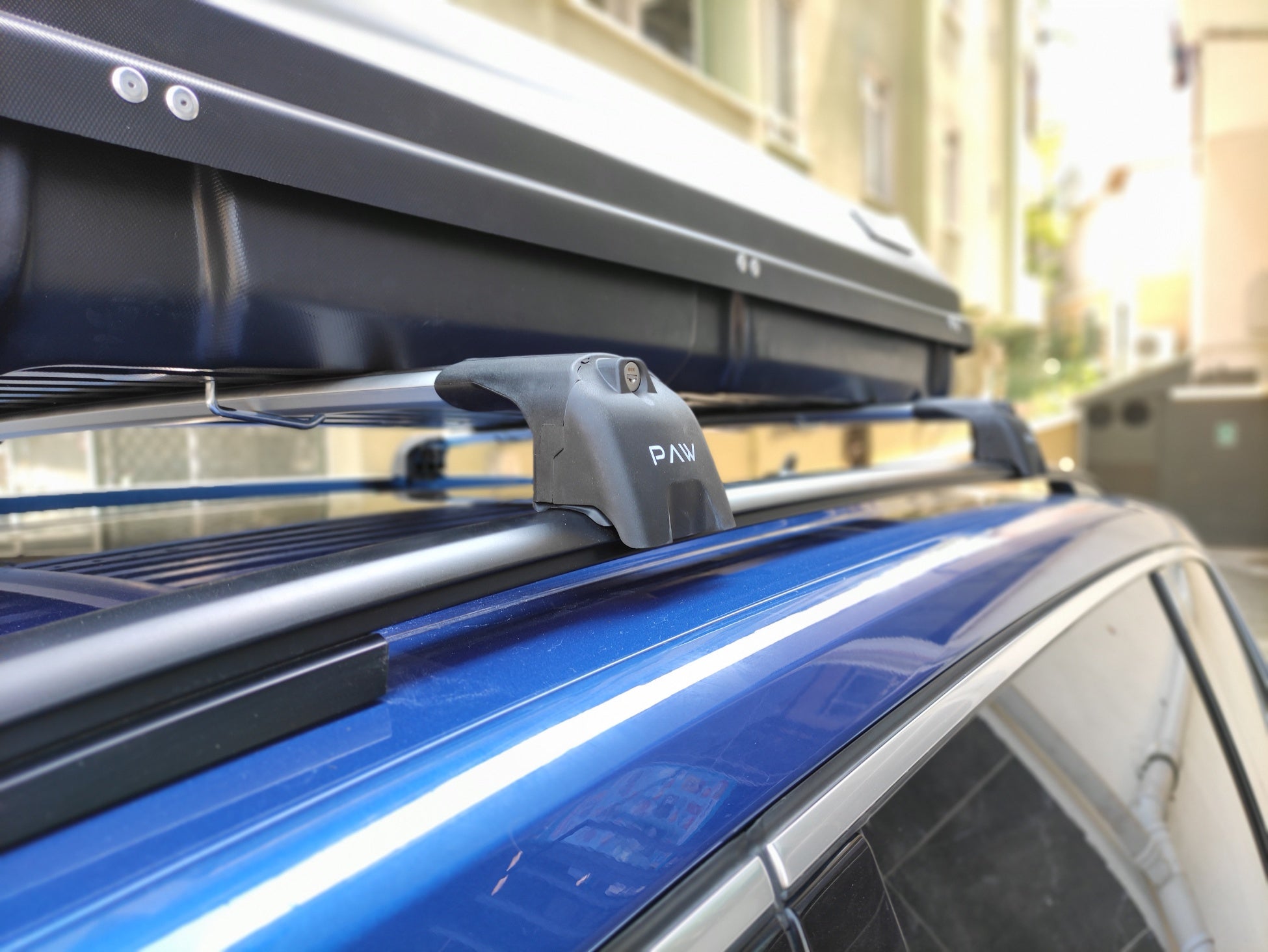 For Volkswagen T-Cross Roof Rack System, Aluminium Cross Bar Raised Rail, Black  2019 On