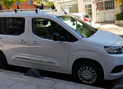 Ladder Roof Rack Carrier Cross Bars Aluminum, 3 Qty For Volkswagen Transporter 2024-2025