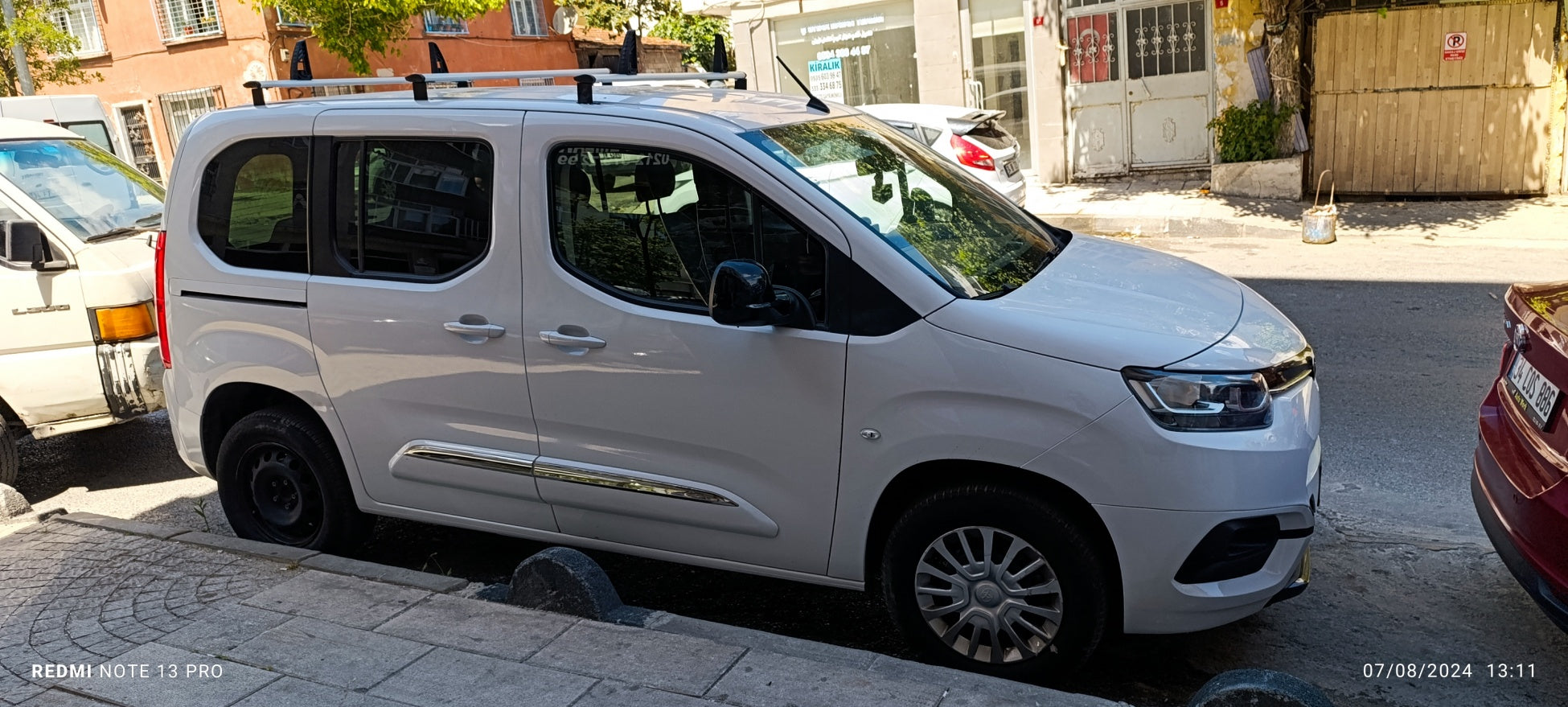Ladder Roof Rack Carrier Cross Bars Aluminum, 3 Qty For Volkswagen Transporter 2024-2025