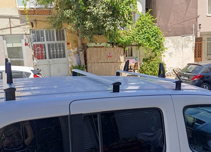 Ladder Roof Rack Carrier Cross Bars Aluminum, 3 Qty For Volkswagen ID. Buzz