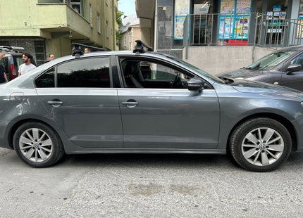 For Volkswagen Jetta Roof Rack Cross Bar Normal Roof Alu 2011-2018 Silver