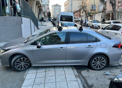 For Toyota Corolla Sedan 2013-2018 Roof Rack Cross Bars Normal Roof Black