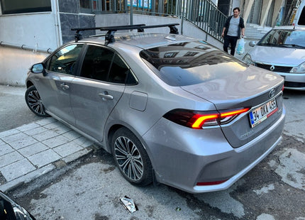 For Toyota Corolla Sedan 2013-2018 Roof Rack Cross Bars Normal Roof Black