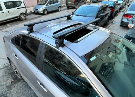 For Toyota Corolla Sedan 2013-2018 Roof Rack Cross Bars Normal Roof Silver