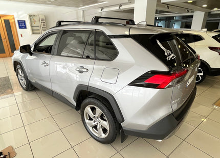 For Toyota Rav 4 2018-2025 Roof Rack Cross Bars Flush Rail Black