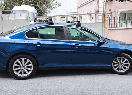 For Volkswagen Passat B8 2015-Up Roof Rack Cross Bar Normal Roof Black