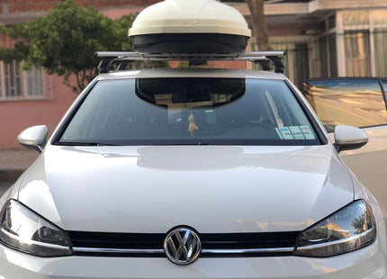 For Volkswagen Golf 5D (MK7) 2012-2019 Roof Rack Cross Bar Normal Roof Alu Black