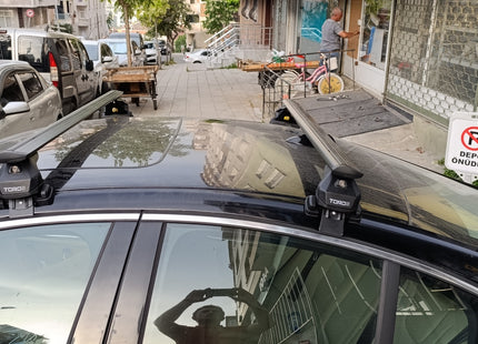 For Volvo S60 Sedan Roof Rack Cross Bar Normal Roof Alu Sİlver 2012-2018