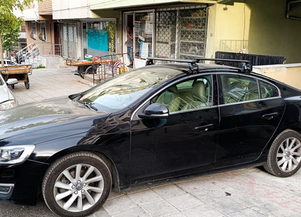 For Volvo S60 Sedan Roof Rack Cross Bar Normal Roof Alu Sİlver 2012-2018