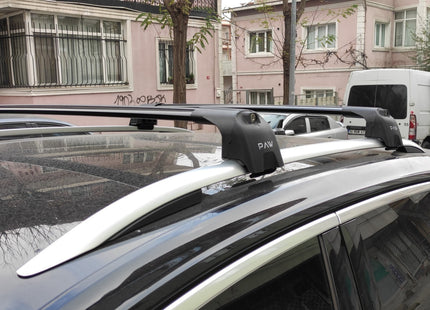 For Skoda Superb Estate 2015-2024 Aluminum Roof Rack System Carrier Cross Bars Black