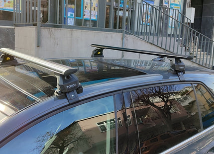 For Volkswagen Golf 5D (MK8) 2019-2024 Roof Rack Cross Bar Normal Roof Alu Black