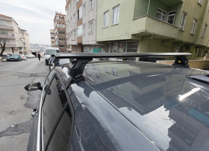 For Volkswagen Golf 5D (MK8) 2019-24 Roof Rack Cross Bar Normal Roof Alu Silver