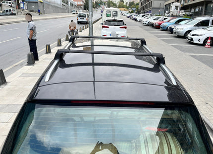 For Volkswagen ID.7 Tourer Roof Rack Cross Bar Flush Rail, Black