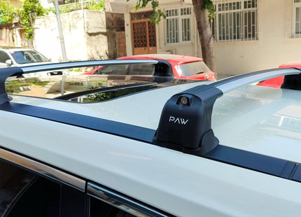 For Nissan X-Trail T32 Roof Rack System, Aluminium Cross Bar, Fix Point, Silver 2014-2021