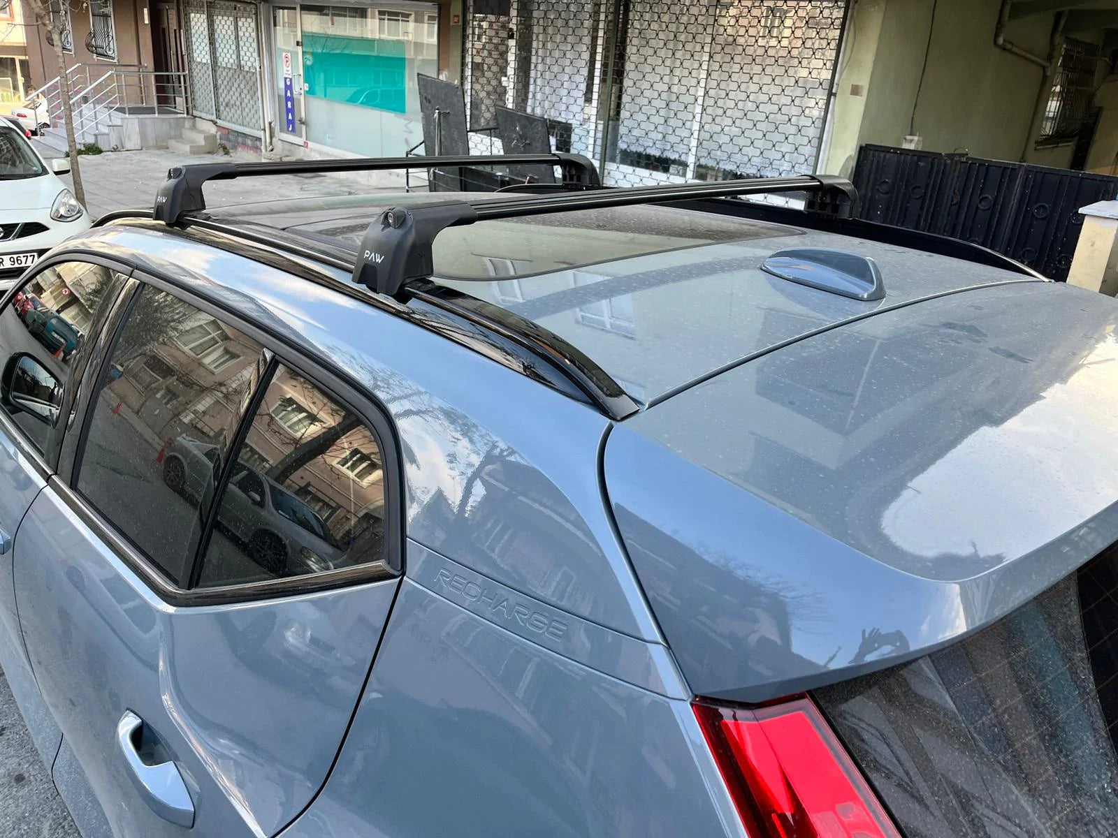 for Volvo XC40 Roof Rack Bars For Vehicles With Flush Roof Rails Black