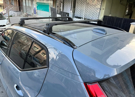 Volvo XC40 Roof Rack Bars For Vehicles With Raised Roof Rails 2017- Silver