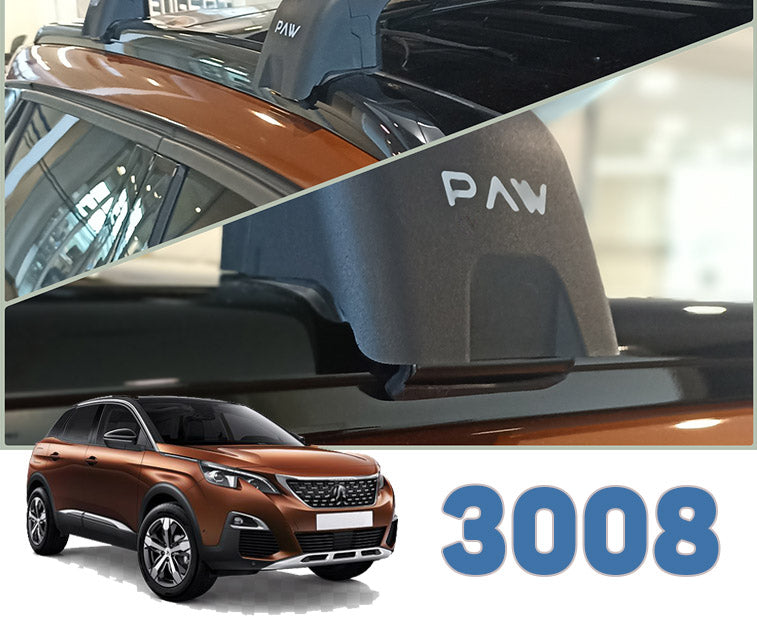 Peugeot 3008 Roof Rack Bars For Vehicles With Flush Roof Rails