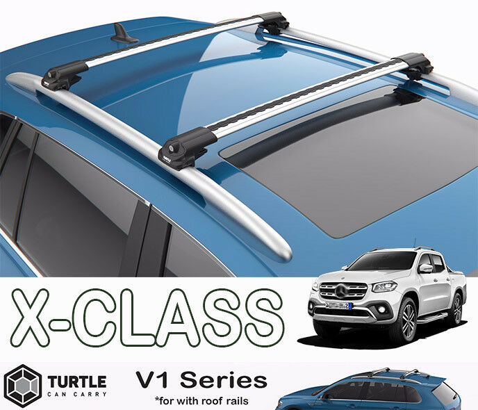 X-Class - Cross Bars Set Aluminum Travel Set for of Raised Rails