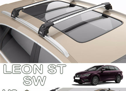 Seat Leon ST SW Roof Bars low cost 2013> Turtle Series