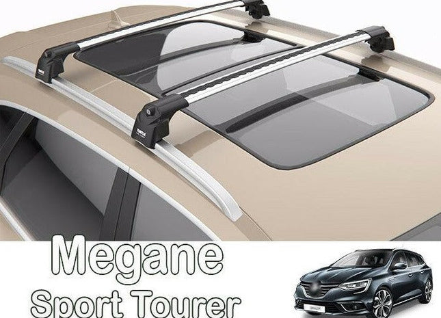 Megane Estate Roof Rack Bars For Vehicles With Raised Roof Rails