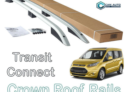To fit Ford Transit Connect Roof Rails (Short) Silver 2014-2023 SWB Short