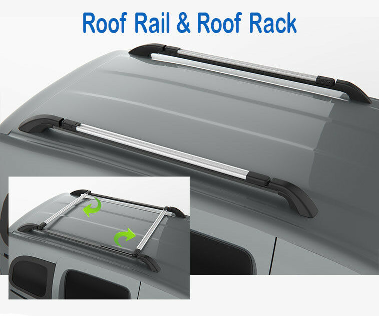 Mercedes-Benz Citan Aluminium Roof Rack Rails Set To Fit SWB  (2012+)