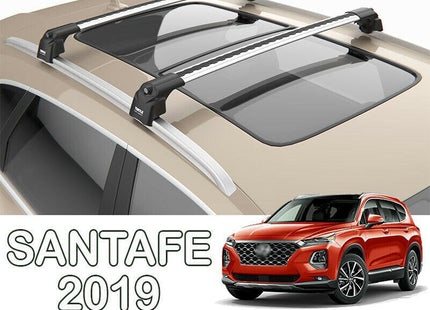 fit for Hyundai Santafe XL Roof Rack Bars Cross Bar 2018-->