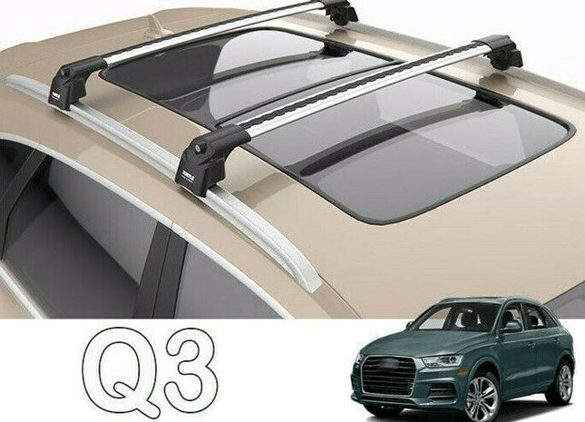 for Audi Q3 Roof Rack-Crossbars to For Flush Roof Rails