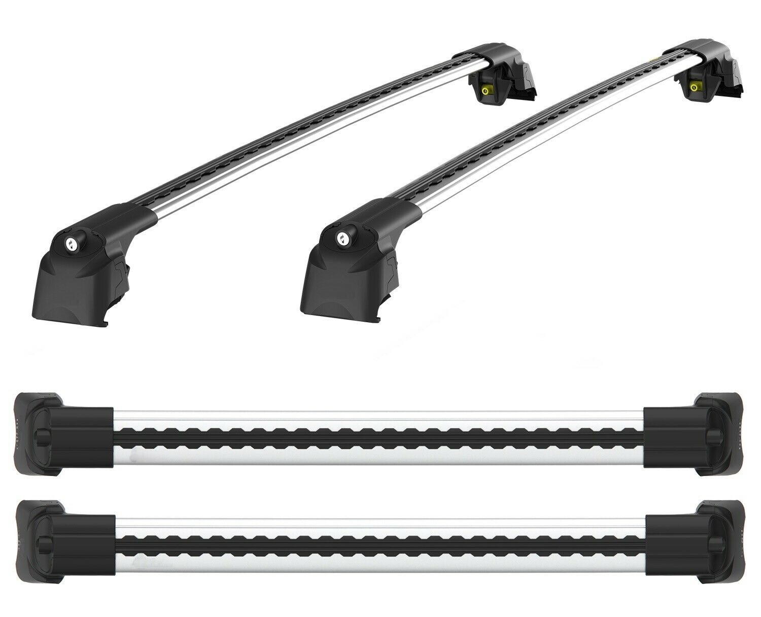 Volkswagen Touareg Roof Rack Bars For Vehicles With Flush Roof Rails 2019-->