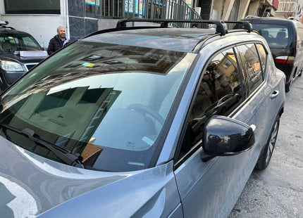 Volvo XC40 Roof Rack Bars For Vehicles With Raised Roof Rails 2017- Silver