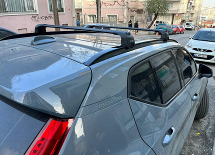 for Volvo XC40 Roof Rack Bars For Vehicles With Flush Roof Rails Black