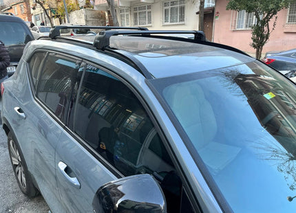 Volvo XC40 Roof Rack Bars For Vehicles With Raised Roof Rails 2017- Silver