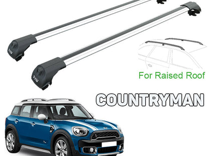 Mini Countryman F60 Roof Rack & Cross Bars Silver Color 2017-->