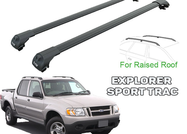 Ford Explorer Sport Trac Roof Rack & Cross Bars Black Color 2001-2005