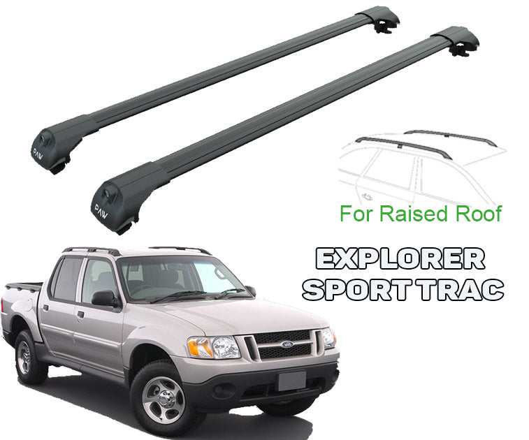 Ford Explorer Sport Trac Roof Rack & Cross Bars Black Color 2001-2005