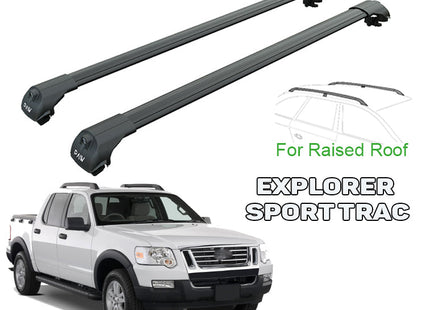Ford Explorer Sport Trac Roof Rack & Cross Bars Black Color 2006-2010
