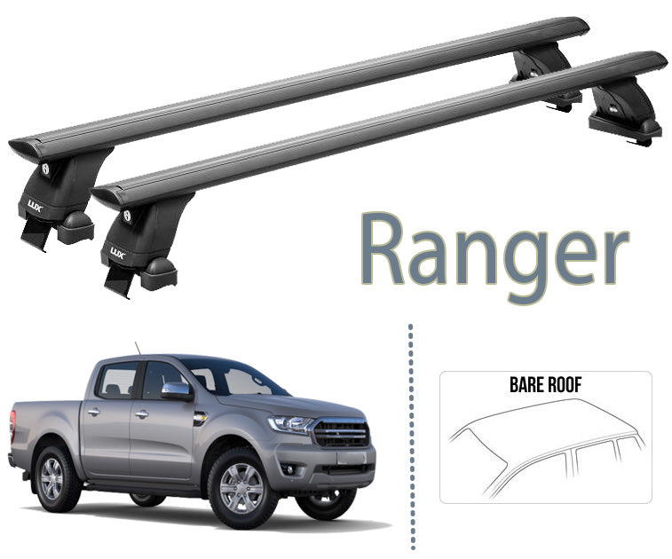 For Ford Ranger (T6) Normal Roof Rack Cross Bars Spacial Series Black Series