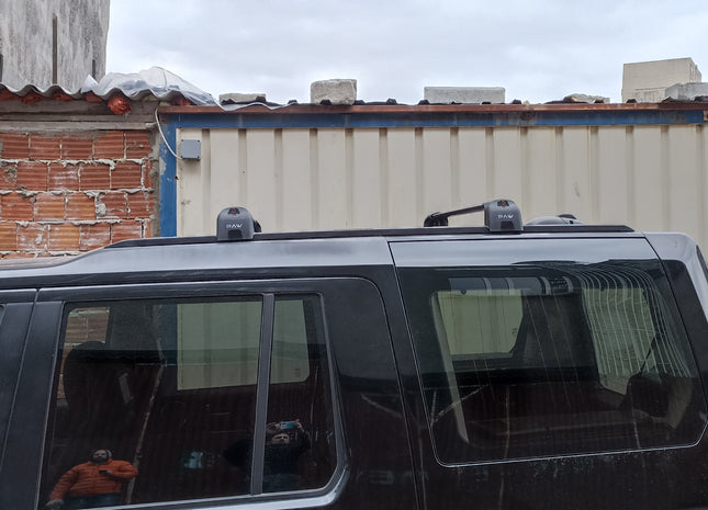 Landrover Discovery 4 T Track Roof Racks Cross Bars Rails Top Carrier Alu Silver