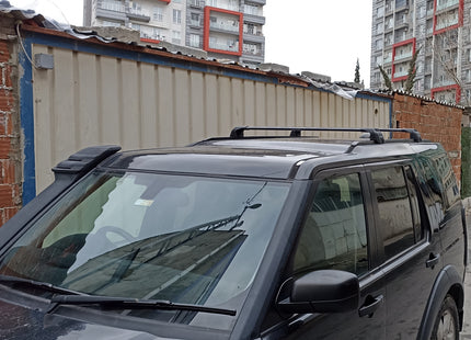 Landrover Discovery 4 T Track Roof Racks Cross Bars Rails Top Carrier Alu Silver
