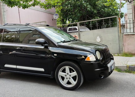 For Jeep Compass 2007-2011 Roof Rack System Carrier Cross Bars Aluminum Lockable High Quality of Metal Bracket Silver
