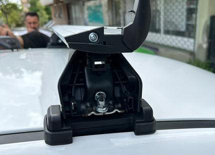 For Hyundai i20 2014-2020 Roof Rack System Carrier Cross Bars Aluminum Lockable High Quality of Metal Bracket Black