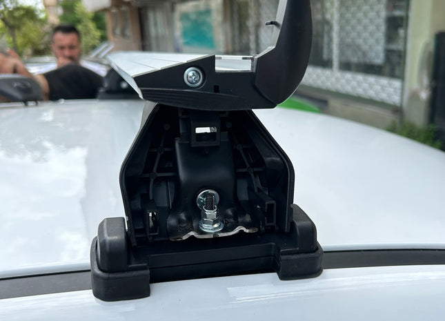 For Hyundai i20 2014-2020 Roof Rack System Carrier Cross Bars Aluminum Lockable High Quality of Metal Bracket Black